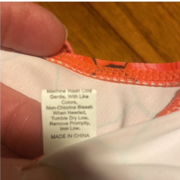 Red Flowy Mermaid Scale 2 Piece Swimsuit (NWOT) - Picture 10 of 10